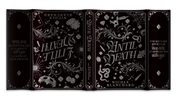 Decorative book cover for Until Death by Nicole Blanchard with intricate designs and text on a black background