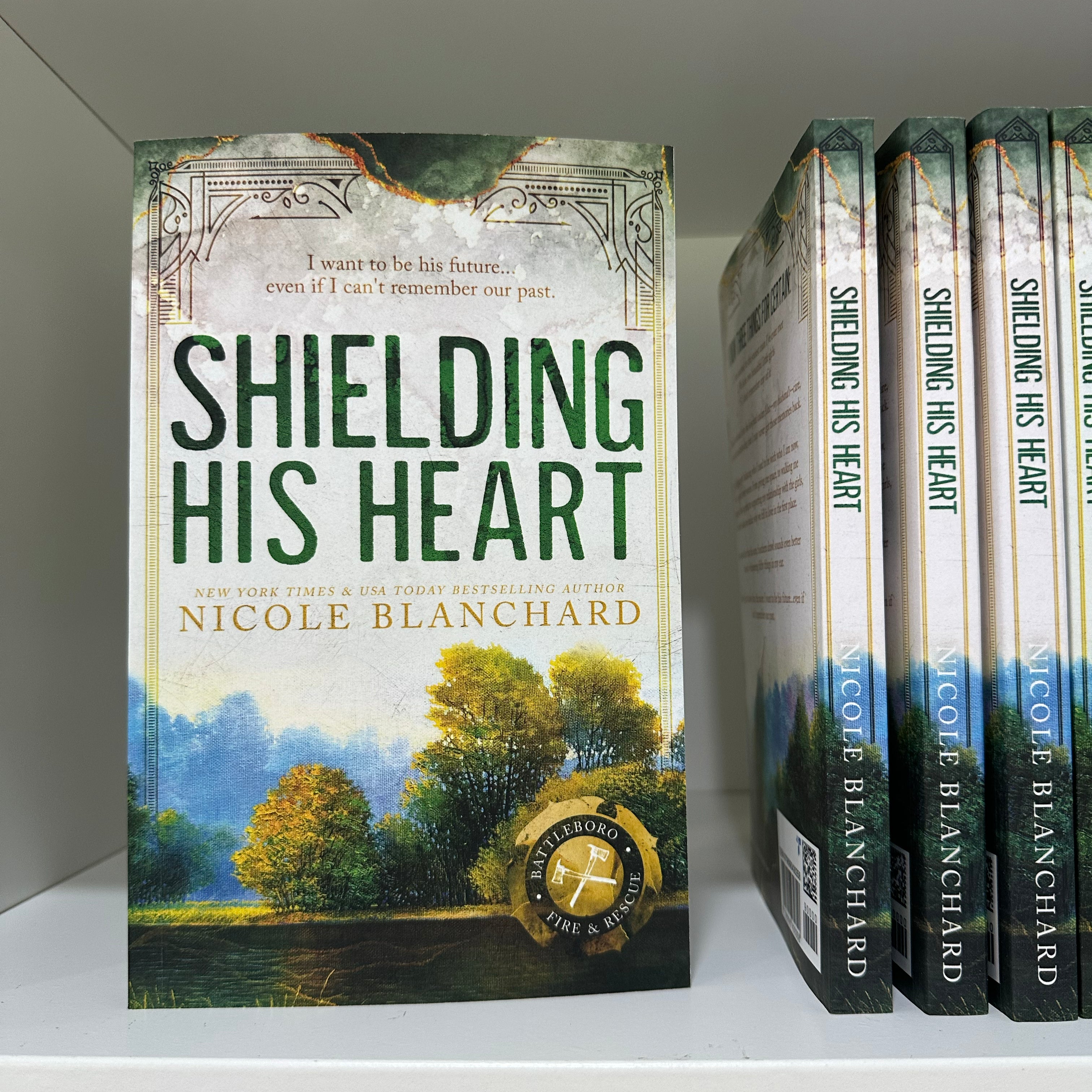 Shielding His Heart Signed Discreet Paperback