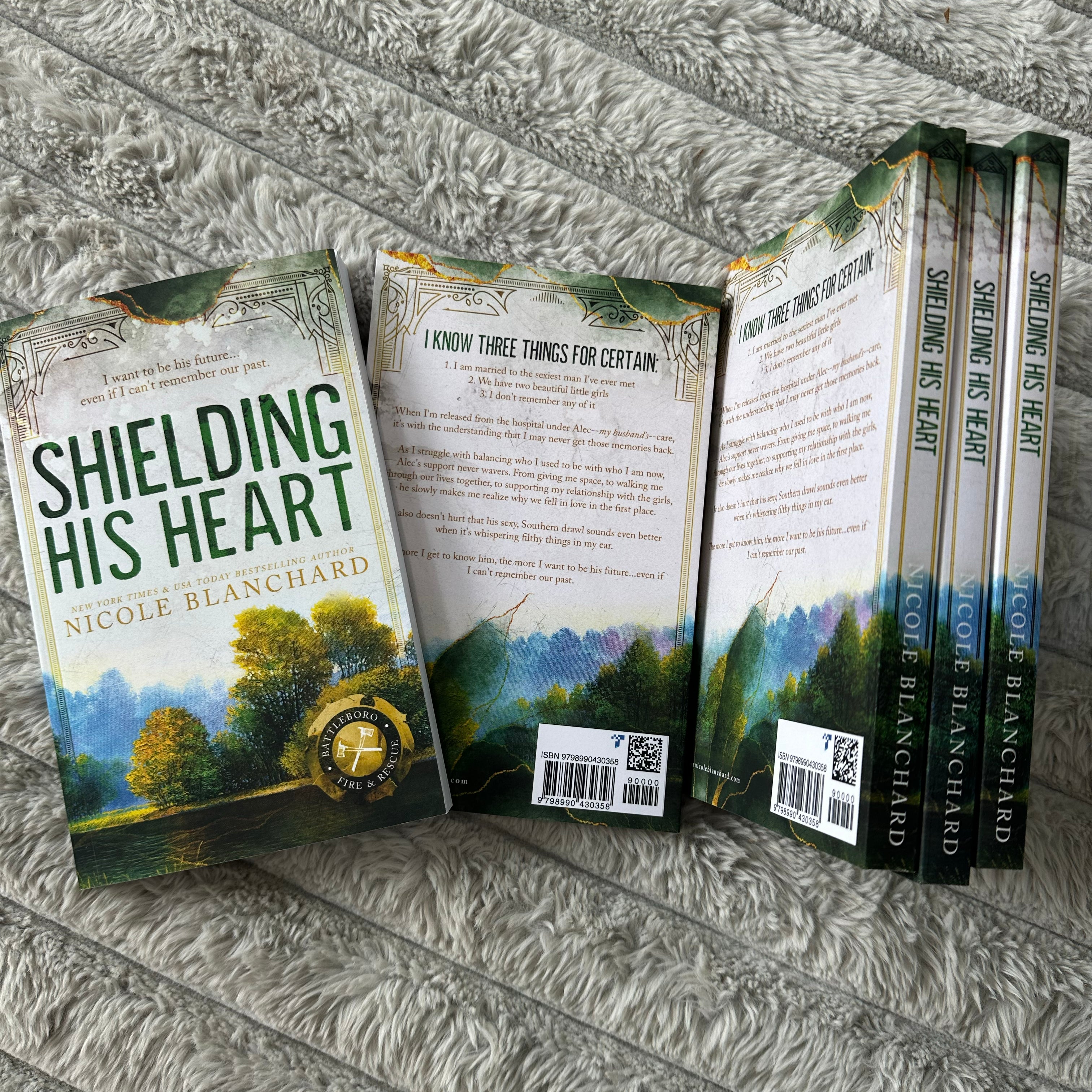 Shielding His Heart Signed Discreet Paperback