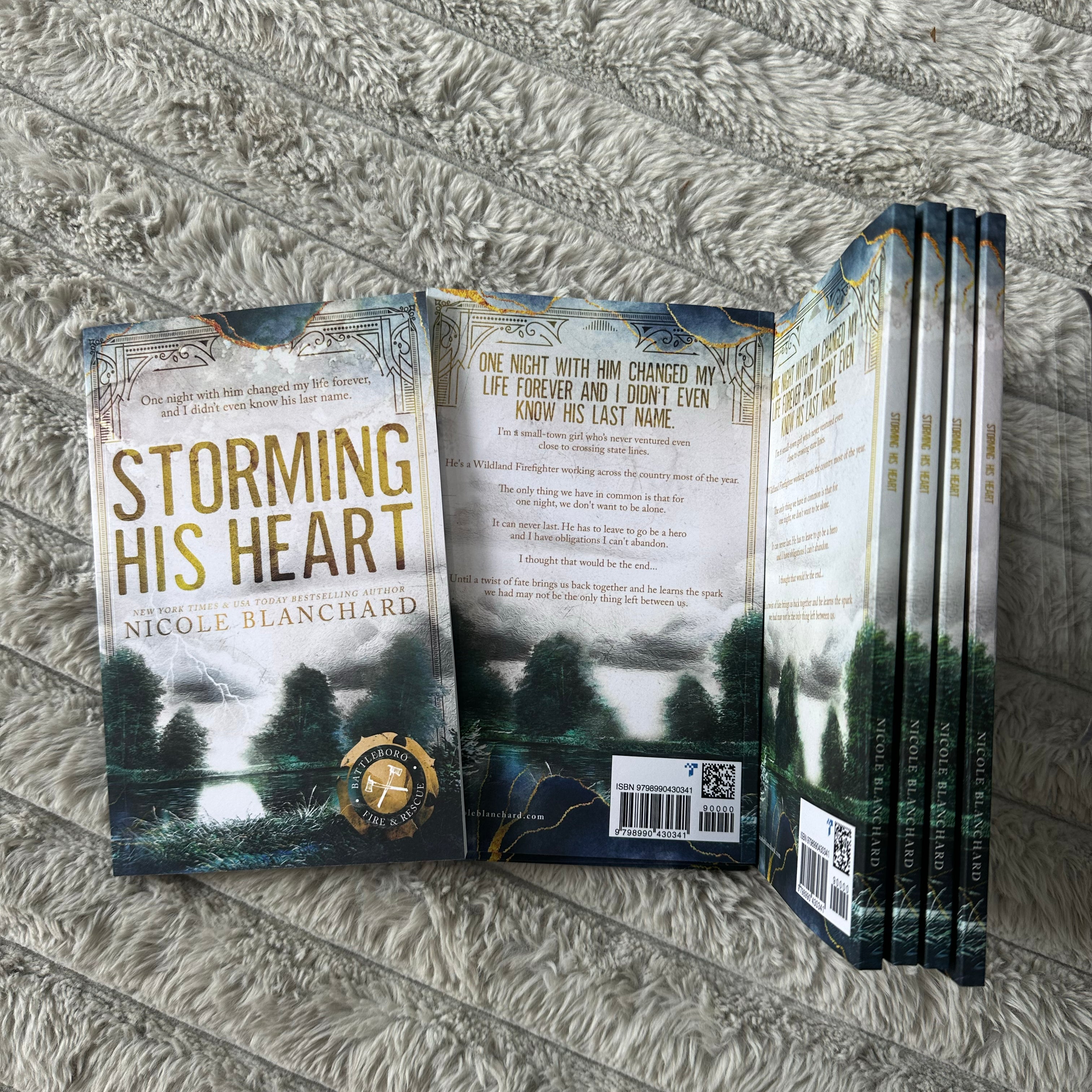 Storming His Heart Signed Discreet Paperback
