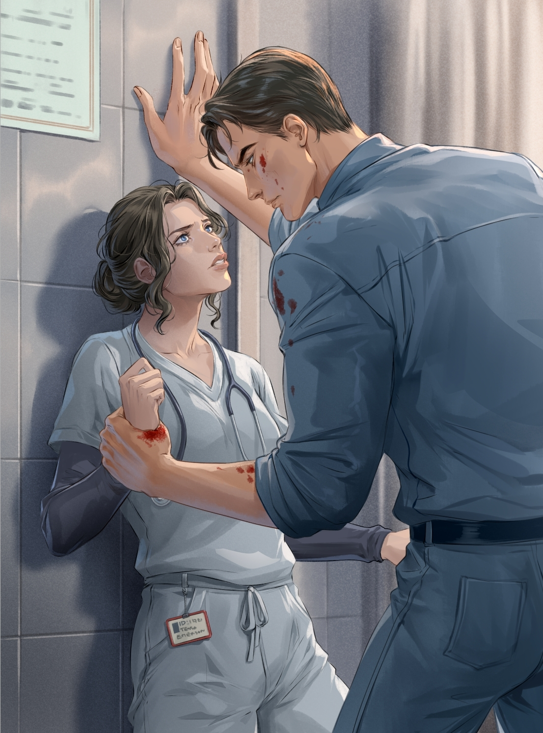 Tessa & Gracin Medical Character Art Print