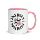 Book Junkie Colorful Ceramic Mug