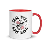 Book Junkie Colorful Ceramic Mug